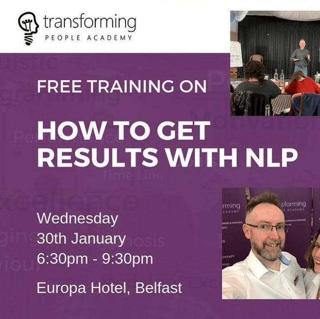 I’m speaking at the Beautiful Europa Hotel in Belfast